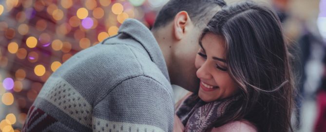 Couple during the holiday preserving relationship