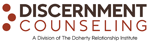 Discernment Counseling, a division of The Doherty Relationship Institute logo